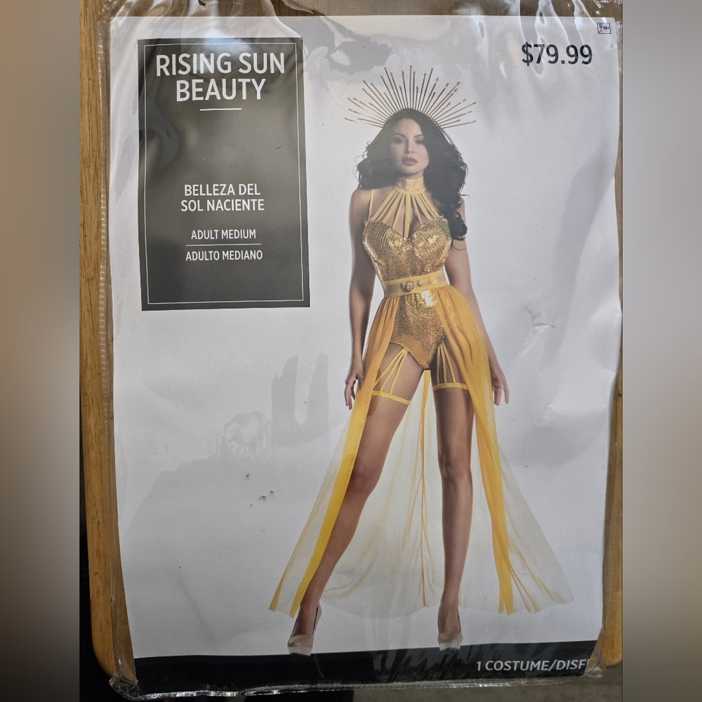 Rising  Sun  Beauty    Costume   Size  Adult  M